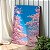 Quadro Decorativo Canvas Paisagem Cerejeira Rosa Vertical - Imagem 2