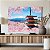Quadro Decorativo Canvas Paisagem Pagoda Chureito Vertical - Imagem 4