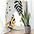 Quadro Decorativo Canvas Folhagens Pretas e Douradas Abstratas Vertical - Imagem 3