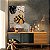 Quadro Decorativo Canvas Folhagens Pretas e Douradas Abstratas Vertical - Imagem 3