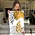 Quadro Decorativo Canvas Folhagens Pretas e Douradas Abstratas Vertical - Imagem 5