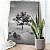 Quadro Decorativo Canvas Paisagem Árvore em meio a água Preto e Branco Vertical - Imagem 5