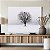 Quadro Decorativo Canvas Paisagem Árvore com seus galhos Secos Preto e Branco Horizontal - Imagem 5