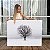 Quadro Decorativo Canvas Paisagem Árvore com seus galhos Secos Preto e Branco Horizontal - Imagem 1