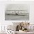 Quadro Decorativo Canvas Paisagem de Fotografia de Avião Antigo Preto e Branco Horizontal - Imagem 5