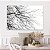 Quadro Decorativo Canvas Paisagem de Galhos Secos Preto e Branco Vertical - Imagem 5