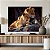 Quadro Decorativo Canvas Casal de Leões em Perfil Deitados Sobre uma Pedra Horizontal - Imagem 5