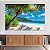 Quadro Decorativo Canvas Paisagem de Praia com Águas Azuis em um dia Ensolarado Horizontal - Imagem 2