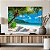 Quadro Decorativo Canvas Paisagem de Praia com Águas Azuis em um dia Ensolarado Horizontal - Imagem 4