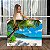 Quadro Decorativo Canvas Paisagem de Praia com Águas Azuis em um dia Ensolarado Horizontal - Imagem 1