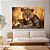 Quadro Decorativo Canvas Leão Mãe Leoa Com Três Filhotes Horizontal - Imagem 2