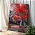 Quadro Decorativo Canvas Paisagem Árvore com Folhas Vermelhas Vertical - Imagem 2