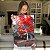 Quadro Decorativo Canvas Paisagem Árvore com Folhas Vermelhas Vertical - Imagem 5