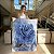 Quadro Decorativo Canvas Nórdico Elegante Floral com Rosa na cor Azul Vertical - Imagem 7