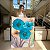Quadro Decorativo Canvas Floral Flores Azuis Pintura a Óleo Vertical - Imagem 7