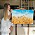 Quadro Decorativo Canvas Paisagem Campo de Trigo com Céu Azul Horizontal - Imagem 6