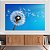 Quadro Decorativo Canvas Paisagem Dente de Leão Voando com Céu Azul Horizontal - Imagem 2