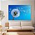 Quadro Decorativo Canvas Paisagem Dente de Leão Voando com Céu Azul Horizontal - Imagem 5