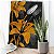 Quadro Decorativo Canvas Flores Abstratas Pretas e Douradas Vertical - Imagem 4