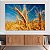Quadro Decorativo Canvas Paisagem de Campo de Trigo com Palhas em Detalhe e Céu Azul Horizontal - Imagem 2