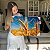 Quadro Decorativo Canvas Paisagem de Campo de Trigo com Palhas em Detalhe e Céu Azul Horizontal - Imagem 7