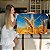Quadro Decorativo Canvas Paisagem de Campo de Trigo com Palhas em Detalhe e Céu Azul Horizontal - Imagem 6