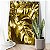 Quadro Decorativo Canvas Folhagem de Folhas Douradas Vertical - Imagem 4