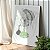 Quadro Decorativo Canvas Composição Abstrata de Vasos com Folhas Vertical - Imagem 2