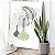 Quadro Decorativo Canvas Composição Abstrata de Vasos com Folhas Vertical - Imagem 4
