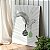 Quadro Decorativo Canvas Composição Abstrata de Vasos com Folhas Vertical - Imagem 1