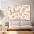 Quadro Decorativo Canvas Folhas Douradas Em Linhas Finas Horizontal - Imagem 3