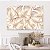 Quadro Decorativo Canvas Folhas Douradas Em Linhas Finas Horizontal - Imagem 15