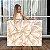 Quadro Decorativo Canvas Folhas Douradas Em Linhas Finas Horizontal - Imagem 1