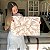 Quadro Decorativo Canvas Folhas Douradas Em Linhas Finas Horizontal - Imagem 7