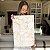 Quadro Decorativo Canvas Silhueta de Flores em Linhas Finas Vertical - Imagem 6