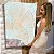 Quadro Decorativo Canvas Flores em Silhueta de Linhas Finas Gold Vertical - Imagem 7