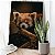 Quadro Decorativo Canvas Animal Panda Vermelho Vertical - Imagem 3