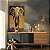 Quadro Decorativo Canvas Pintura de Elefante Animal Abstrato Vertical - Imagem 4