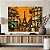 Quadro Decorativo Canvas Paisagem Composição Abstrata de Paris com Torre Eiffel ao fundo Horizontal - Imagem 4