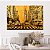 Quadro Decorativo Canvas Paisagem Composição Abstrata Pintura Metrópole Horizontal - Imagem 4