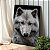 Quadro Decorativo Canvas Animal Selvagem Lobo Branco Vertical - Imagem 1