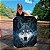 Quadro Decorativo Canvas Animal Selvagem Lobo com Olho Azul Vertical - Imagem 2