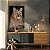 Quadro Decorativo Canvas Animal Selvagem Puma com olhos verdes Perfil Vertical - Imagem 4