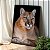 Quadro Decorativo Canvas Animal Selvagem Puma com olhos verdes Perfil Vertical - Imagem 1