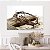 Quadro Decorativo Canvas Religioso Cruz Sagrada com as Estacas e a Coroa de Espinhos de Jesus Cristo Horizontal - Imagem 4