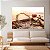 Quadro Decorativo Canvas Religioso Cruz Sagrada com as Estacas e a Coroa de Espinhos de Jesus Cristo Horizontal - Imagem 3