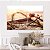Quadro Decorativo Canvas Religioso Cruz Sagrada com as Estacas e a Coroa de Espinhos de Jesus Cristo Horizontal - Imagem 5