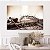 Quadro Decorativo Canvas Religioso Cruz Sagrada com as Estacas com Sangue e a Coroa de Espinhos de Jesus Cristo Horizontal - Imagem 4