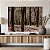 Quadro Decorativo Canvas Paisagem de Árvores Altas em Floresta  Horizontal - Imagem 5