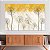 Quadro Decorativo Canvas Pintura de Dentes de Leão Gold Horizontal - Imagem 2